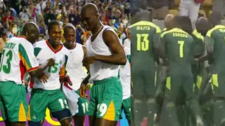 Video of heartwarming moment former Senegal players pay tribute to late teammate drops