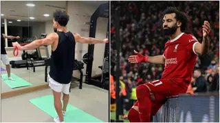 Mo Salah shares photo of him working out late in the night in bid to return to fitness