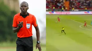 AFCON 2021: Kenyan Referee Goes Viral for Incredible Sprint During Nigeria Victory