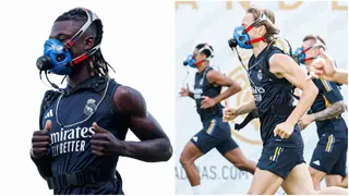 Real Madrid Players Train in Futuristic Masks Ahead of New Season