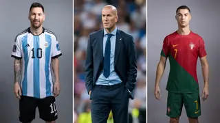 Who Zinedine Zidane picked between Messi and Ronaldo in GOAT debate