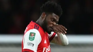 Thomas Partey finally reacts after AFCON exit and Arsenal red card