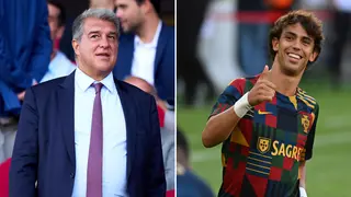 Barcelona's Joan Laporta provides crucial update on Atletico forward Joao Felix