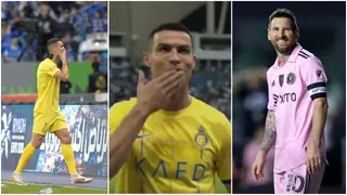 Cristiano Ronaldo vs Lionel Messi: Al Nassr Fans Blows Kisses to Al Hilal Fans Chanting Rival’s Name