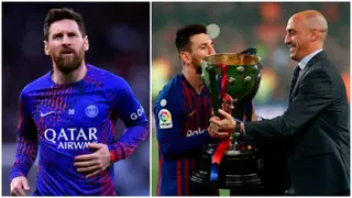 Lionel Messi's possible La Liga return excites Spanish FA president Rubiales