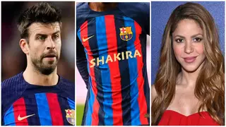 Gerard Pique faces having to wear Shakira’s name on his Barcelona jersey