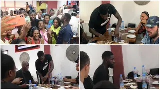 2018 World Cup winner Samuel Umtiti returns to his country of birth, Cameroon for holidays