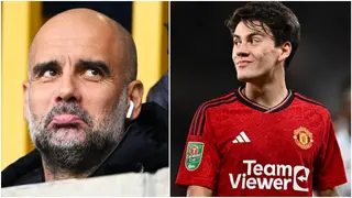 Pep Guardiola responds after Facundo Pellistri mocked City ahead of Manchester derby