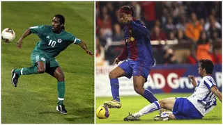 Cameroon Legend Samuel Eto’o Gives His Personal Opinion on Okocha and Ronaldinho Debate