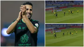 Video: Mahrez Scores Rocket Debut Goal in Saudi Pro League as Al Ahli Beat Al Khaleej