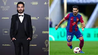 Ilkay Gundogan Seems to Snub Barcelona Team Photo During Ballon d’Or Gala: Video