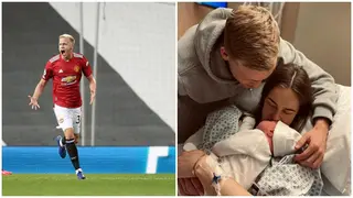 Man United star welcomes first child with daughter of Arsenal legend