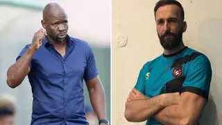 Sead Ramovic is unhappy with Steve Komphela, tensions high between TS Galaxy and Mamelodi Sundowns coaches