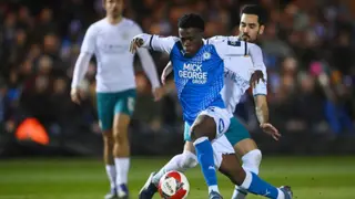 English born Ghanaian striker shines against Manchester City in FA Cup