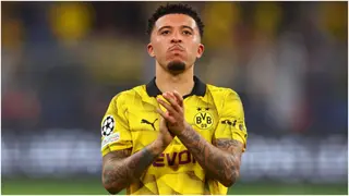 Jadon Sancho breaks silence on returning to Man United after shining for Dortmund in the UCL
