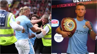 Man Who Jumped on Erling Haaland During Man City Celebrations Is an Ex Pro Fighter