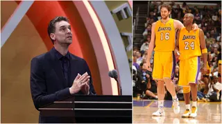 Pau Gasol Honors Kobe Bryant With Moving Hall of Fame Speech