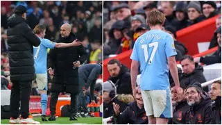 Kevin De Bruyne: Guardiola explains substitution in feisty Liverpool vs Man City clash