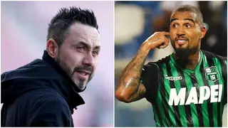 Kevin Prince Boateng Explains Why Brighton Manager De Zerbi is the Best Coach in the World