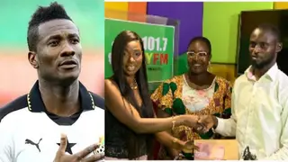 Ghana Legend Asamoah Gyan Rewards Honest Taxi Driver GHC 10k After Returning Money Left in His Car