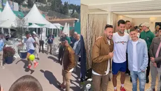 Heartwarming Video of Tennis Star Novak Djokovic Sharing Lovely Football Moments With Neymar & Veratti Drops