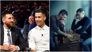 Football fans in awe as Messi and Ronaldo play chess together ahead of 2022 World Cup