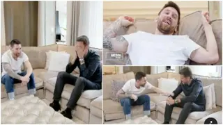 Heartwarming video emerges as journalist breaks downs in tears during an interview with Lionel Messi