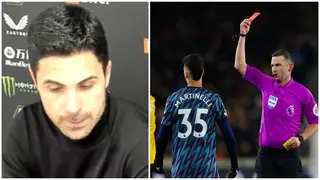 Mikel Arteta demands explanation for Gabriel Martinelli's strange red card during Wolves win