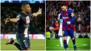 Kylian Mbappé eclipses Messi's record, becomes the youngest player to reach 35 Champions League goals