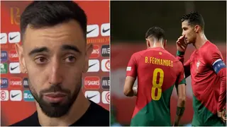 Bruno Fernandes publicly speaks for the first time about alleged frosty relationship with Cristiano