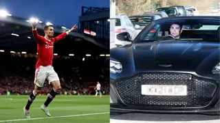 Too much money as Cristiano Ronaldo arrives Man United training in new £200K supercar