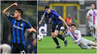 Inter Milan's defender Alessandro Bastoni trolls Barcelona's Gavi after historic UCL win