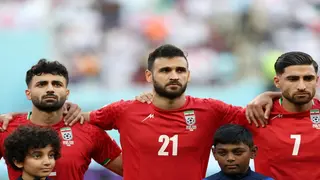 Iran team do not sing national anthem before first World Cup game