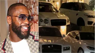 Floyd Mayweather Shows Off Seven Exotic White Cars Which Include Range Rover, Rolls Royce, Others