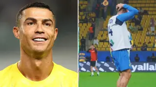 Cristiano Ronaldo Almost Wipes Out Teammate With Kick, All Smiles in Al Nassr Training