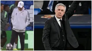 Ancelotti sets internet ablaze with stunning ball juggling skills ahead of Chelsea clash