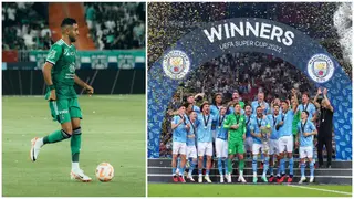 Mahrez Sends Special Message to Man City's History Making Team after Super Cup Triumph