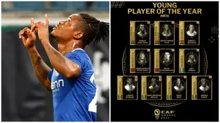 Gift Orban: Super Eagles Striker to Battle Ex Barca Star for CAF Young Player of the Year Award