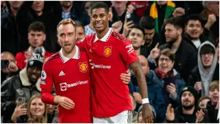 Marcus Rashford Sends Message to Christian Eriksen After His Sublime Assist for His 100th Goal