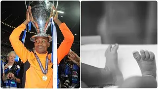 Jubilation as ex-Chelsea star who won Champions League welcomes baby