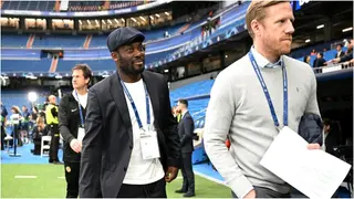 Ghana legend Michael Essien spotted at Santiago Bernabeu watching Real Madrid and Chelsea