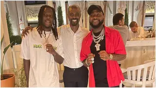 Music stars Davido and Stonebwoy arrive in Qatar for World Cup show