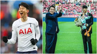 Heung min-Son receives South Korea’s highest sporting honour after stellar Premier League campaign