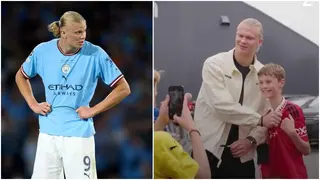 "Get another shirt!" Erling Haaland aims brutal dig at fan wearing Man United jersey