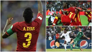 5 Times Asamoah Gyan Single Handedly Saved Ghana With His Goal Scoring Prowess