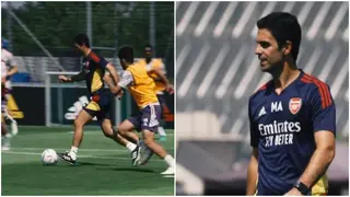 Mikel Arteta leaves fans stunned with sublime piece of skill in Arsenal training
