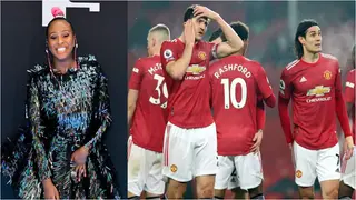 DJ Cuppy reacts to Man Utd's emphatic 9-0 victory against Soton the same night Arsenal lost