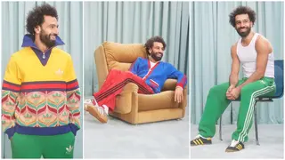 Mohamed Salah shows high fashion style as he models in new Adidas collection