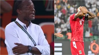 AFCON 2023: Equatorial Guinea coach’s reaction to Emilio Nsue’s penalty miss vs Guinea goes viral