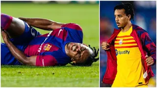 Jules Kounde: Barcelona defender ruled out of El Clasico with knee injury